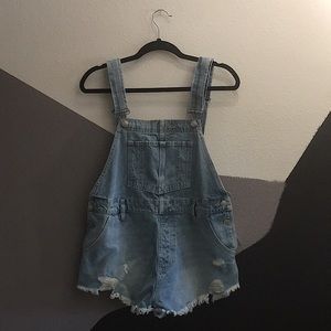We the Free Moonbeam Distressed Overall